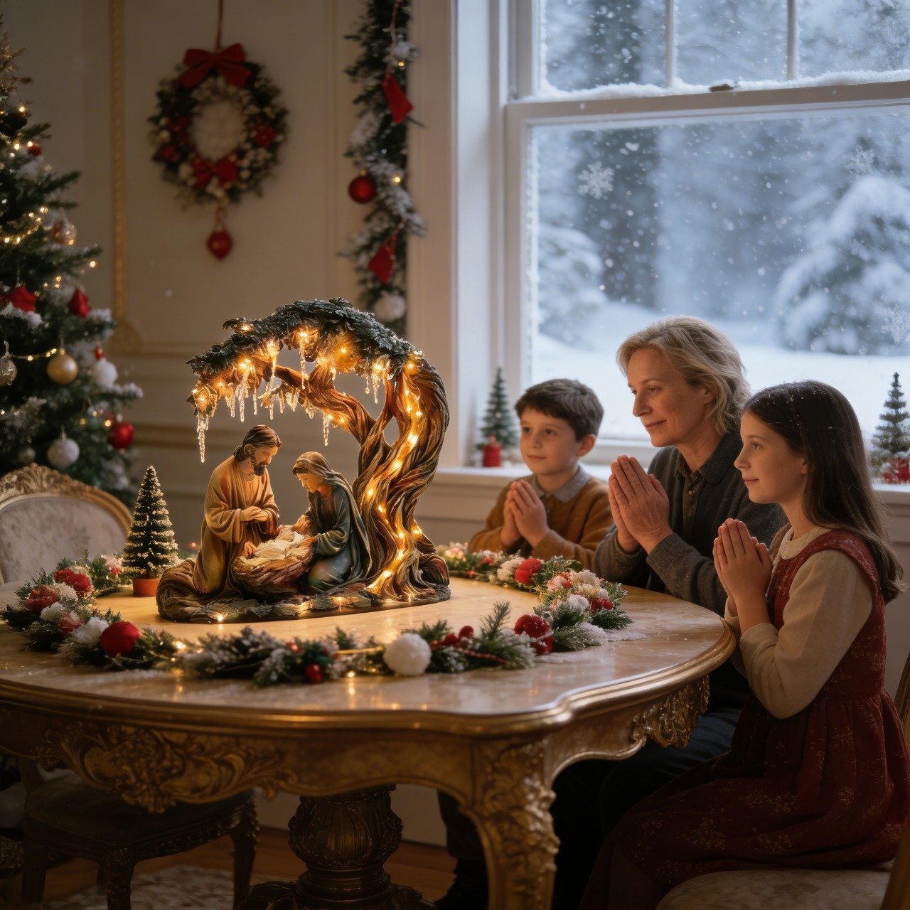 🎄🎁Christmas Nativity Scene Decorative Figurine