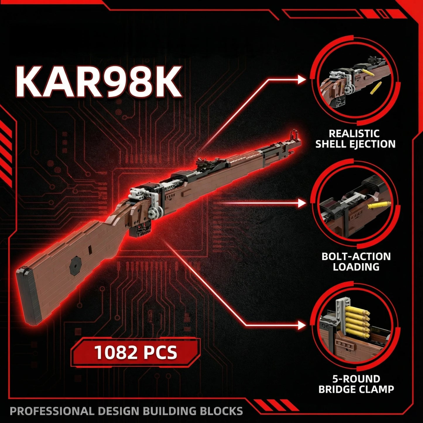 Apicello™ Functional Kar98K 1000+ PCS