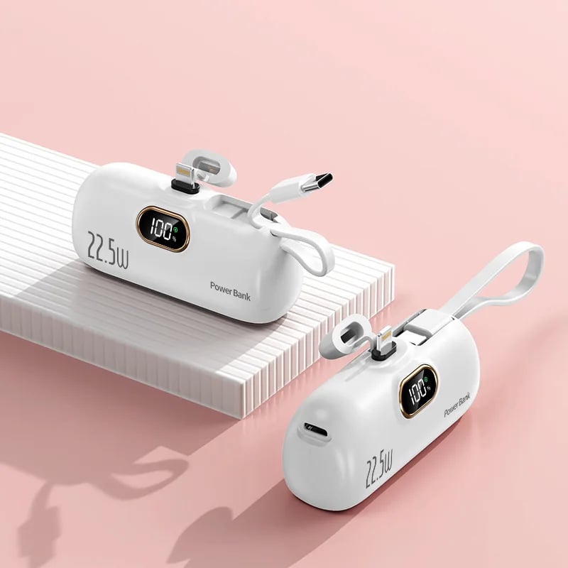 🎉⏰5000mAh Mini Portable Charger Power Bank for phone🔋