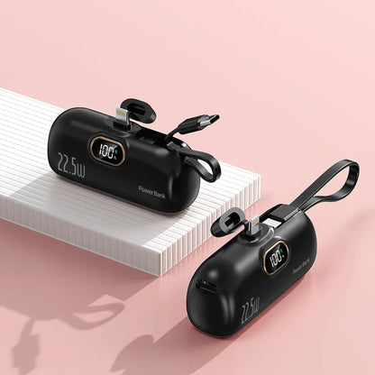 🎉⏰5000mAh Mini Portable Charger Power Bank for phone🔋