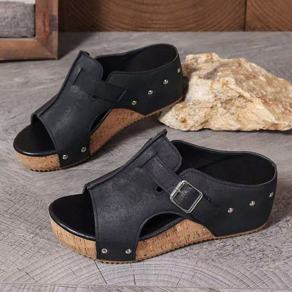 👠🩴Women’s RetroBay Buckle Peep