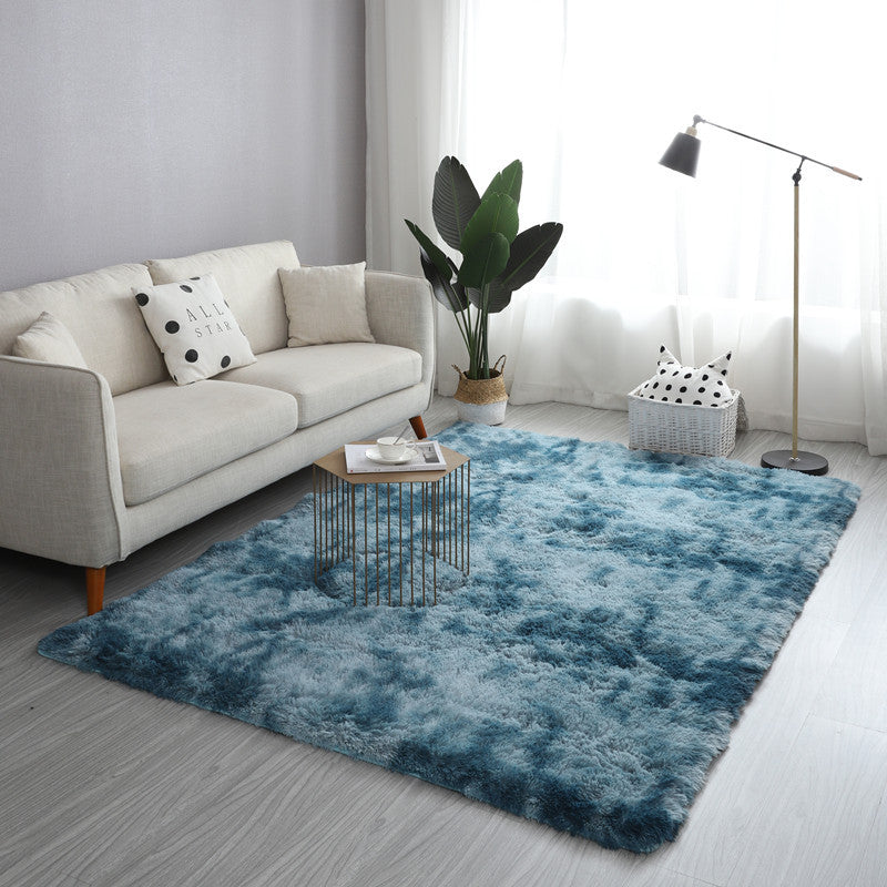 Gradient Color Plush Floor Mat💞Suitable for all seasons💞Easy to clean