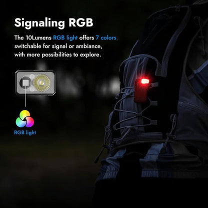 G5 Premium Rotatable RGB Mini Pocket Flashlight, 400 Lumens, USB-C Rechargeable