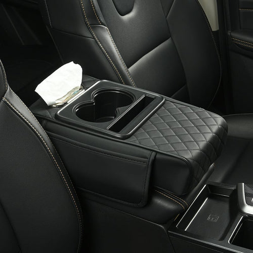 Multifunctional PU Leather Car Armrest Box Mat