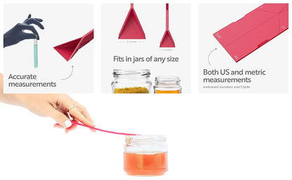 Original Flat 3-in-1 Folding Measuring Spoons