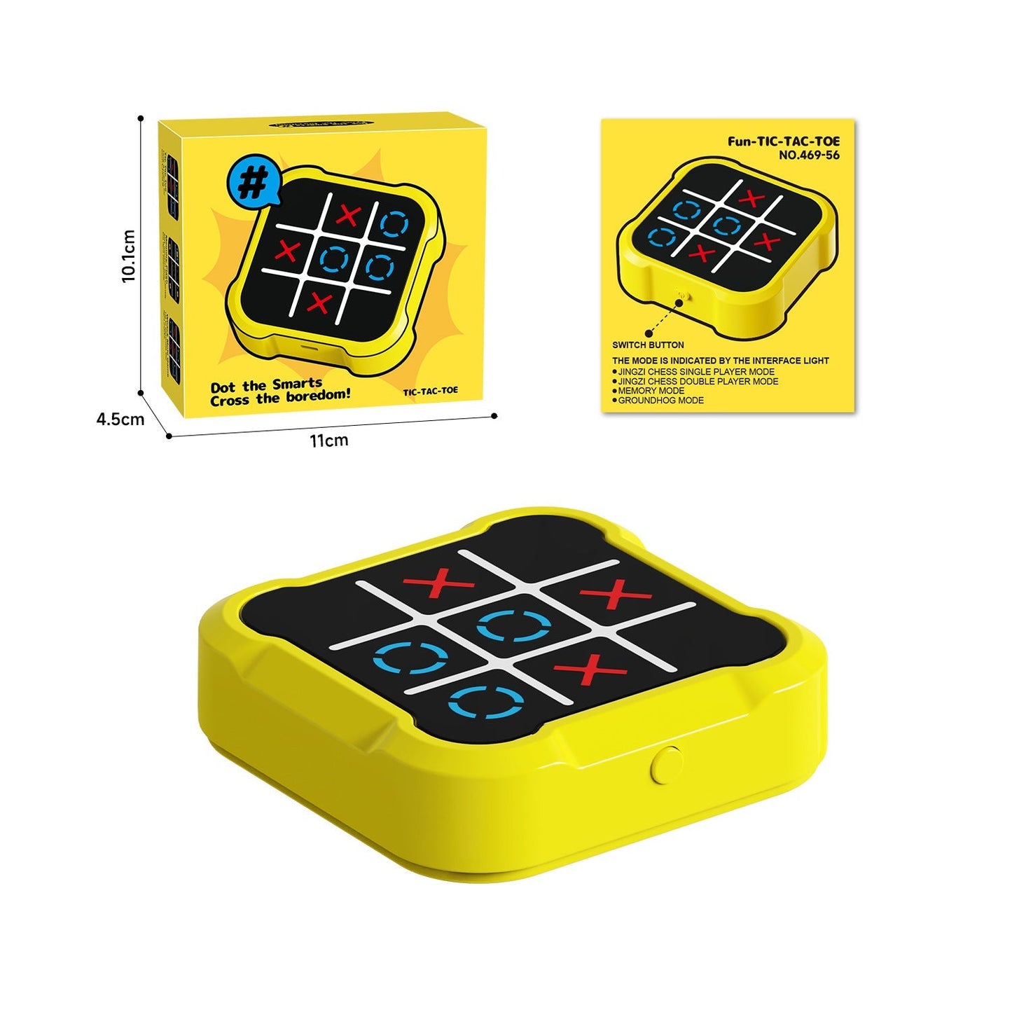 Electronic Tic-Tac-Toe Strategy Game
