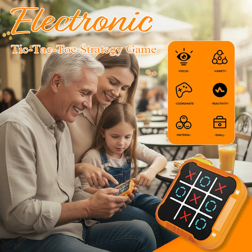 Electronic Tic-Tac-Toe Strategy Game