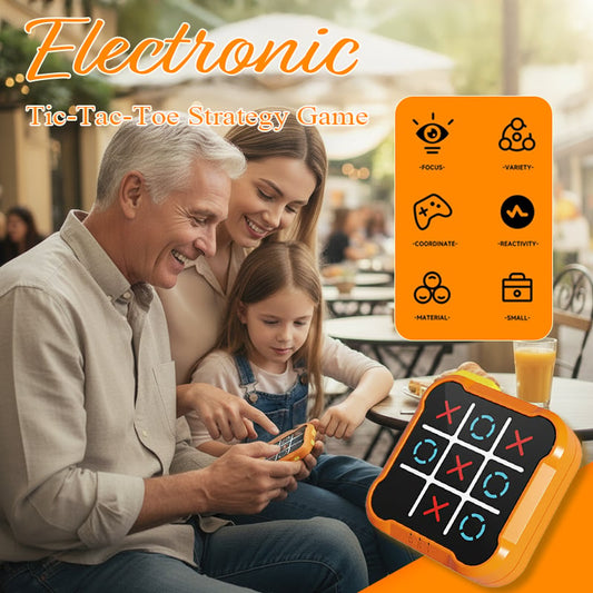Electronic Tic-Tac-Toe Strategy Game