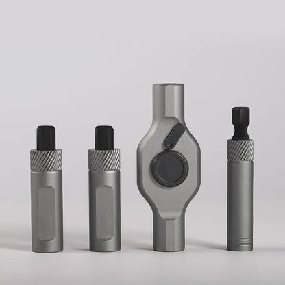 DIY screwdriver 24 in 1, switchable screwdriver shape to adapt to various home repairs, cool home repair tool box, compact and portable, does not take up space ratchet screwdriver