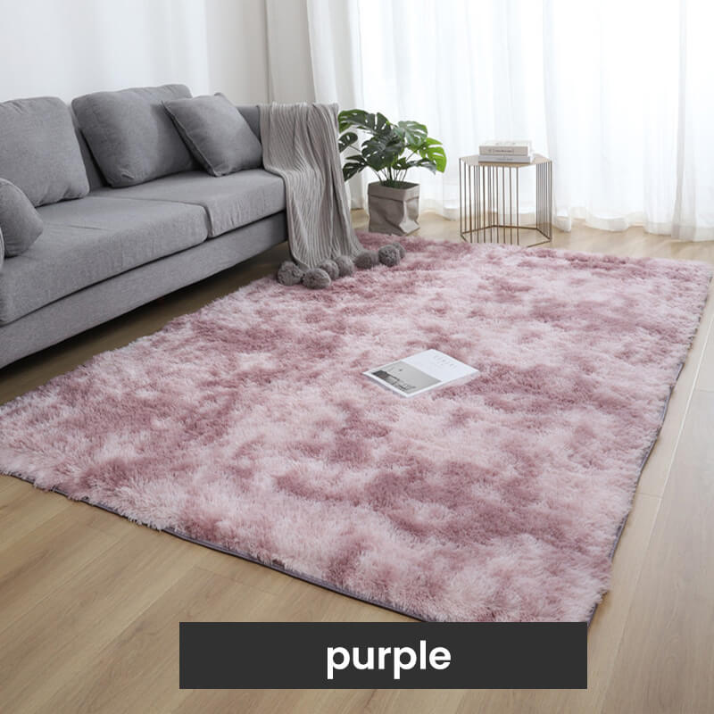 Gradient Color Plush Floor Mat💞Suitable for all seasons💞Easy to clean
