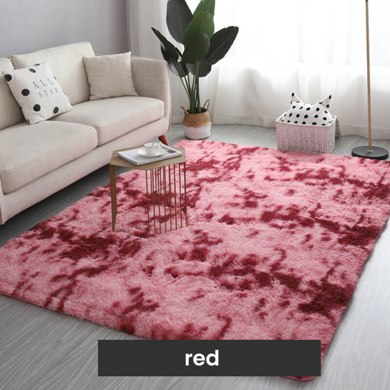 Gradient Color Plush Floor Mat💞Suitable for all seasons💞Easy to clean