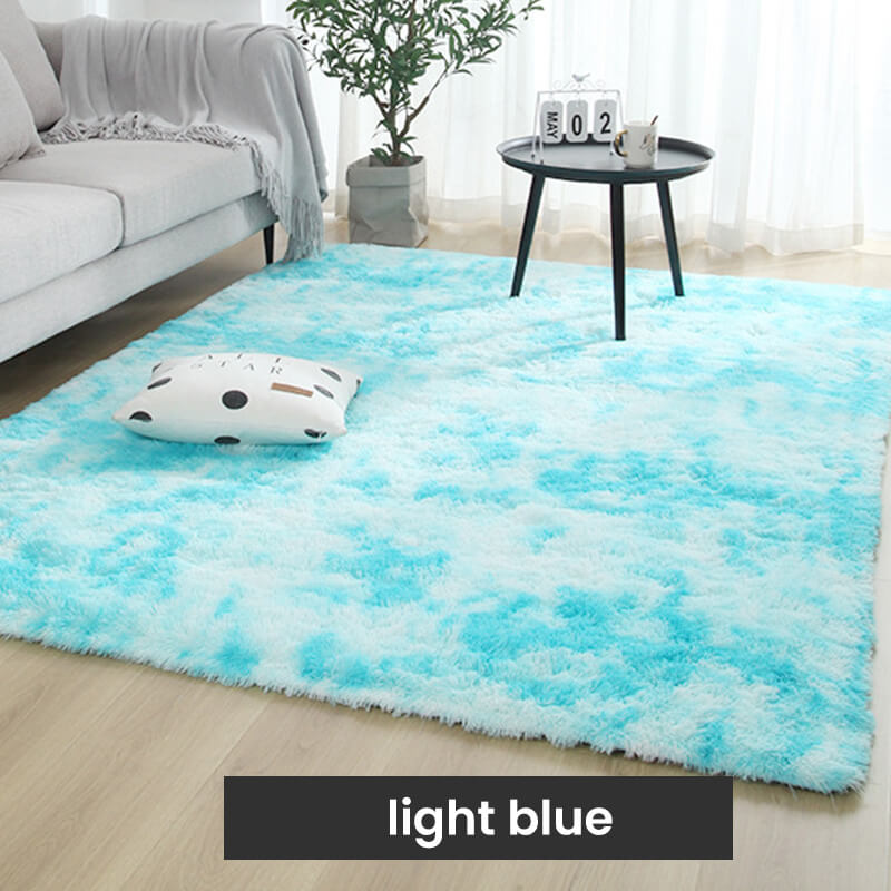 Gradient Color Plush Floor Mat💞Suitable for all seasons💞Easy to clean