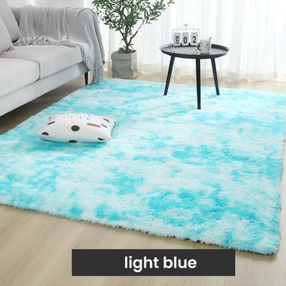 Gradient Color Plush Floor Mat💞Suitable for all seasons💞Easy to clean