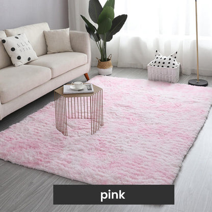 Gradient Color Plush Floor Mat💞Suitable for all seasons💞Easy to clean
