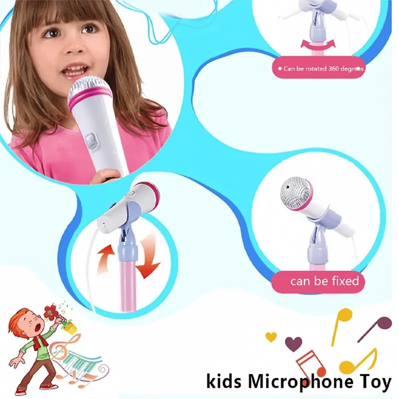 🎁🎄Christmas Sale 60% OFF! 🎤✨Karaoke Machine Toy Set with Light
