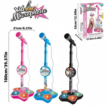 🎁🎄Christmas Sale 60% OFF! 🎤✨Karaoke Machine Toy Set with Light